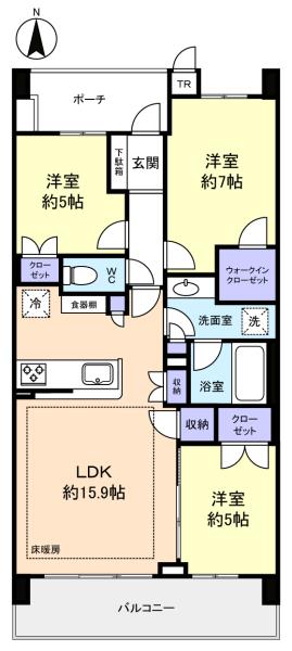 ザ・パークハウス津田沼前原ガーデンブルームヒルズ303