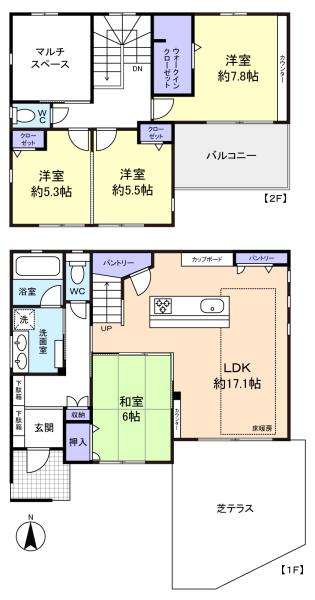 坪井東３－１３－３８戸建1